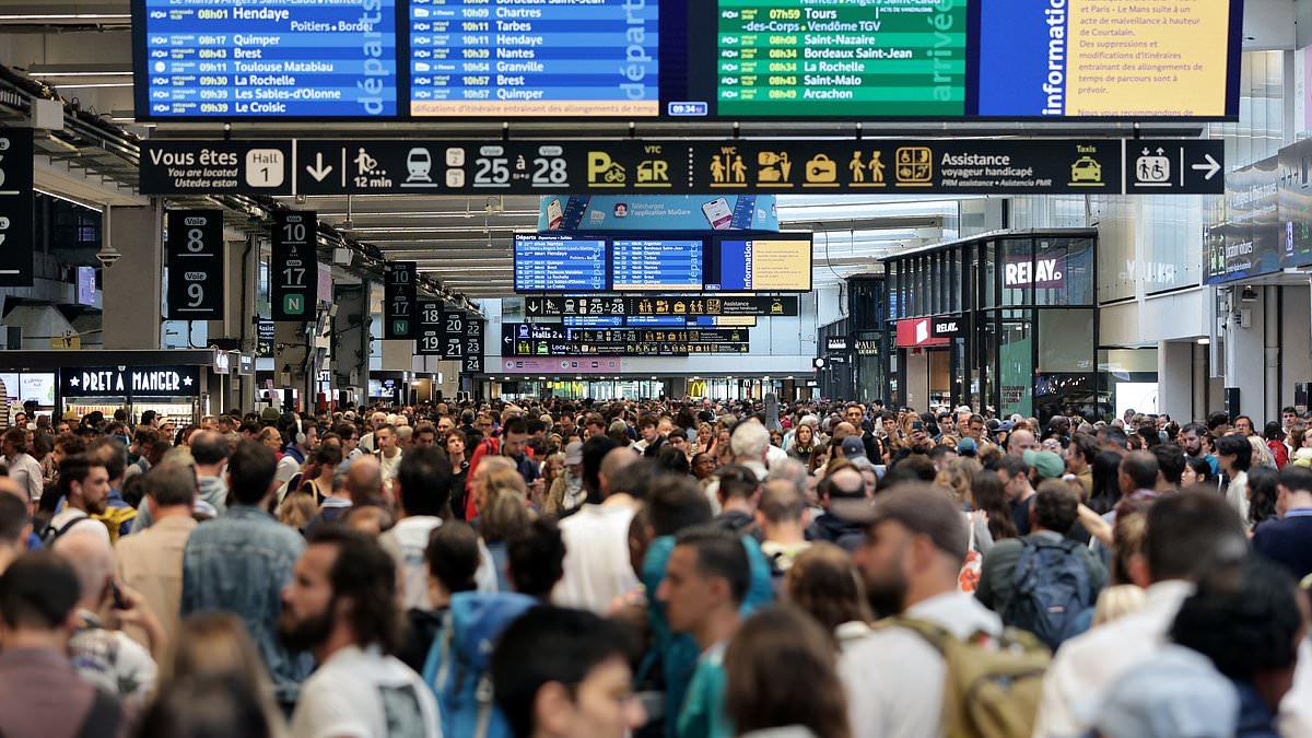 Arson Attacks Disrupt Paris Rail Services Ahead of Olympics