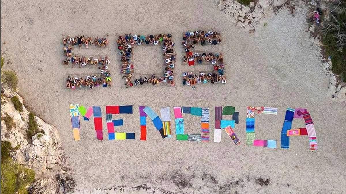 SOS Menorca beach protest