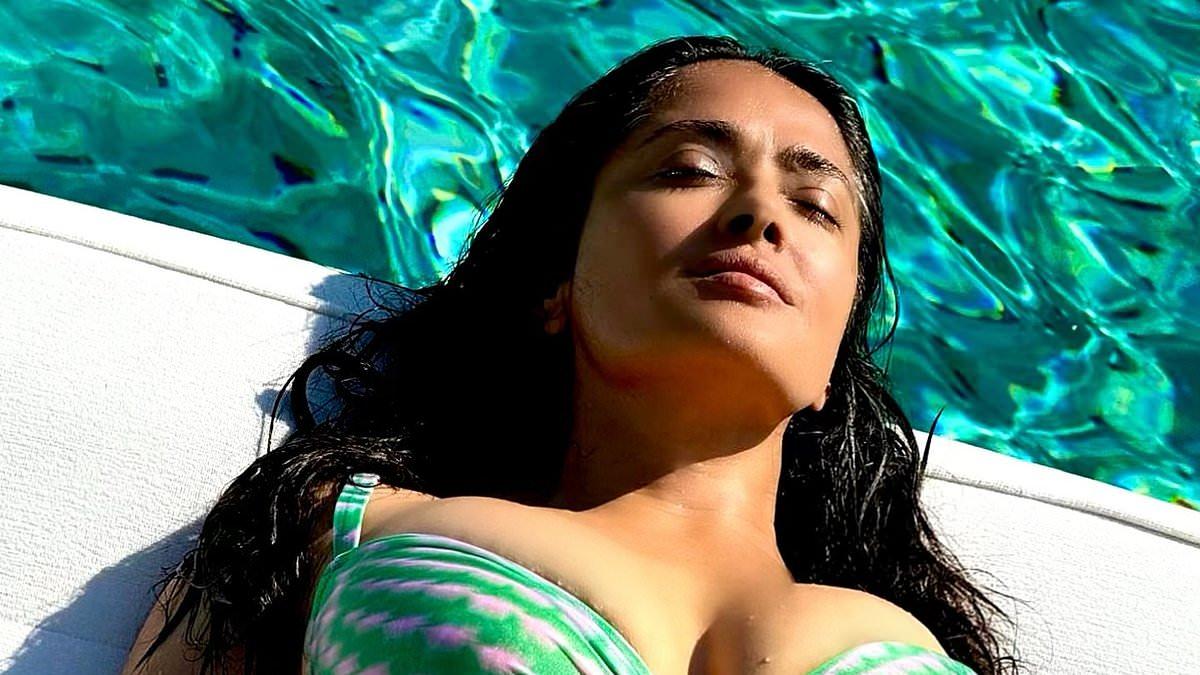 Salma Hayek Promotes Bikini Season on Instagram