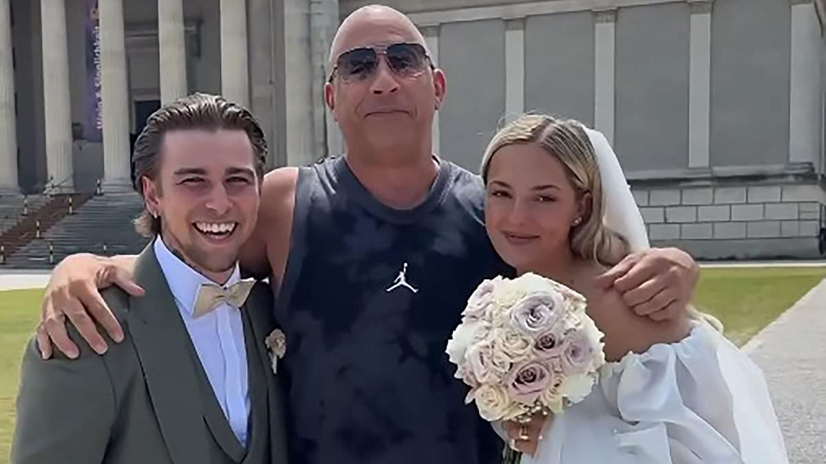 Vin Diesel surprises wedding