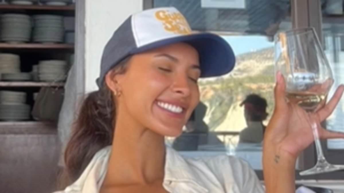 Maya Jama Celebrates Love Island Finale in Ibiza