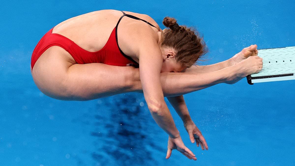 Olympic diver Alison Gibson