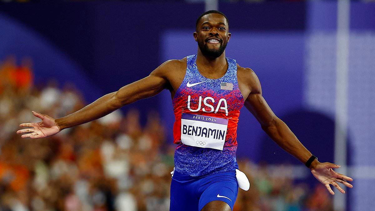 Rai Benjamin Wins Olympic Gold in 400m Hurdles