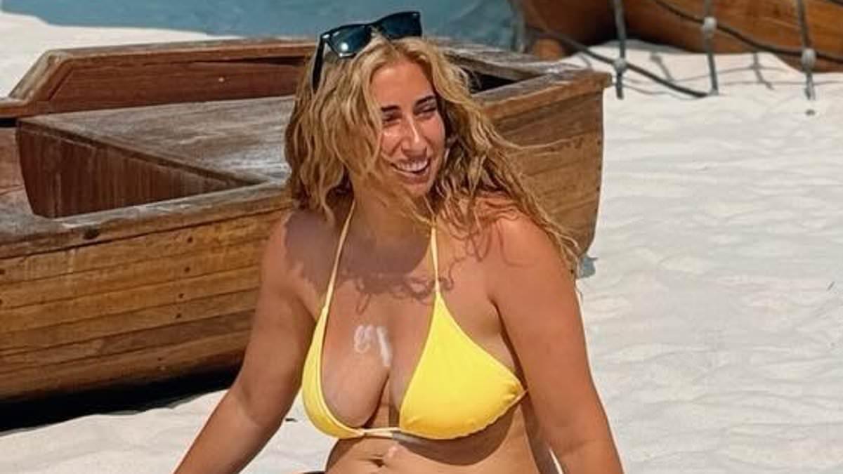 Stacey Solomon Promotes Body Positivity on Holiday