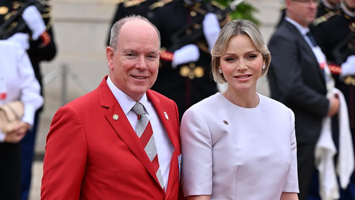 Prince Albert on Princess Charlene