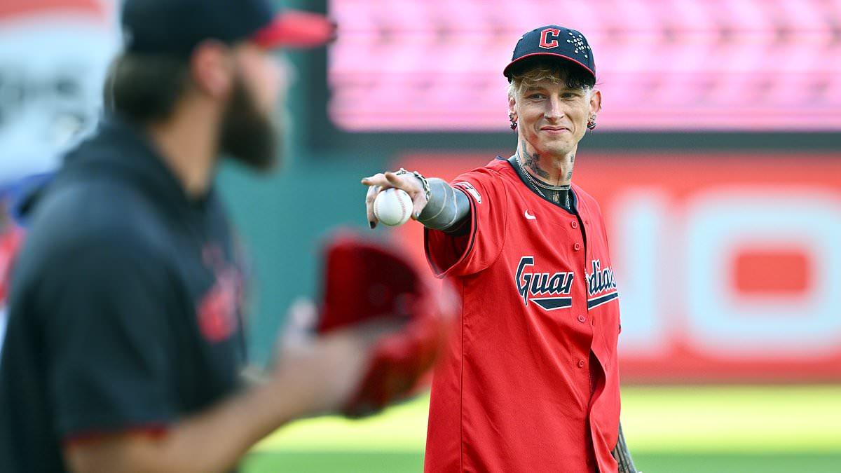 Machine Gun Kelly Throws Unconventional First Pitch