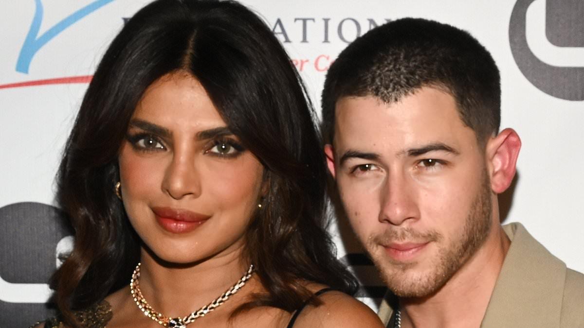 Nick Jonas and Priyanka Chopra at Film Premiere