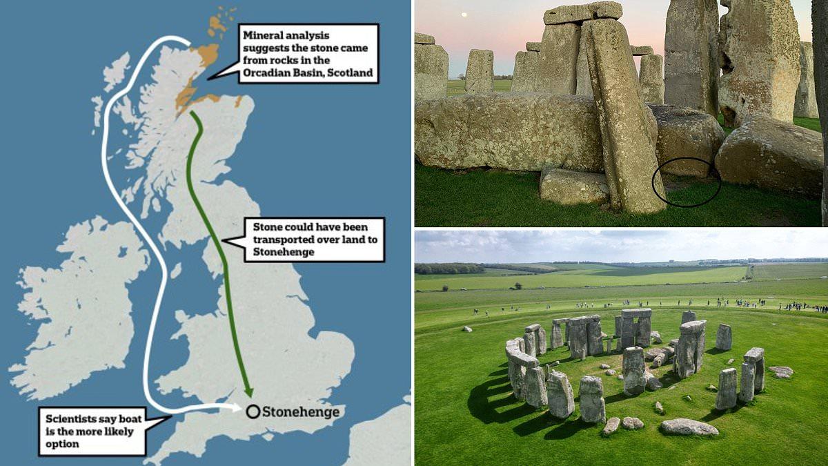 Stonehenge Altar Stone Origin Traced to Scotland