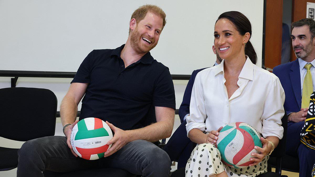 Prince Harry and Meghan Visit Colombia