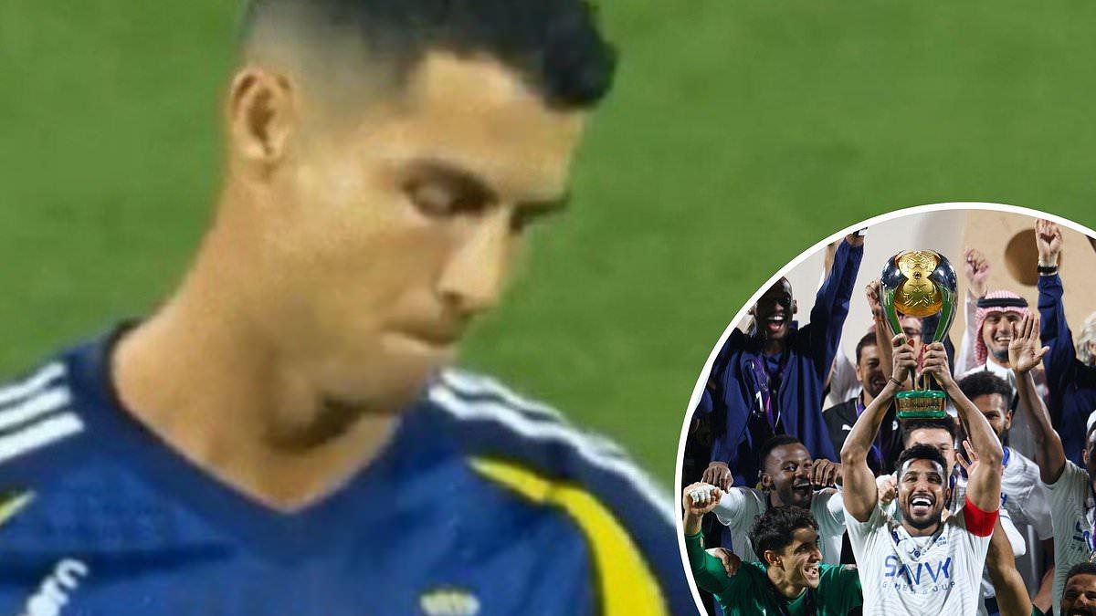 Cristiano Ronaldo Frustrated in Saudi Super Cup Loss