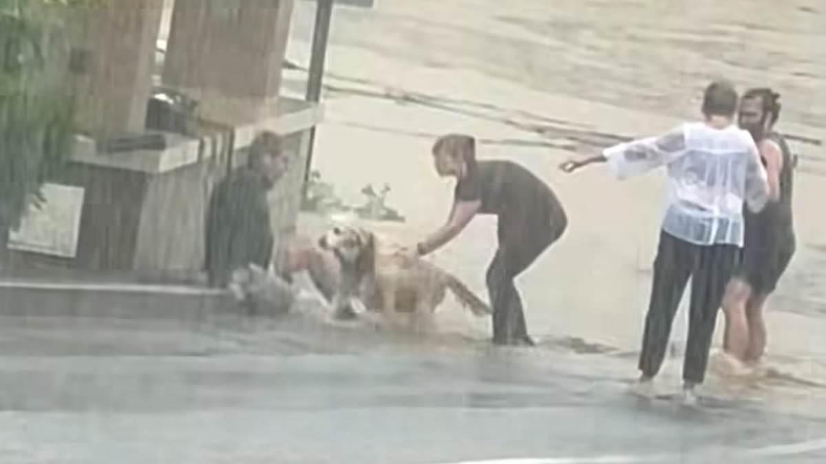 Flash flooding in Connecticut