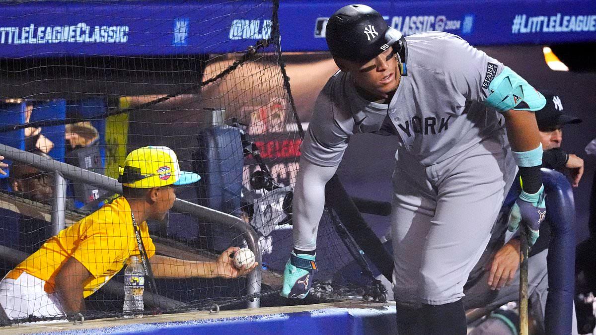 Aaron Judge Criticized for Little League Snub