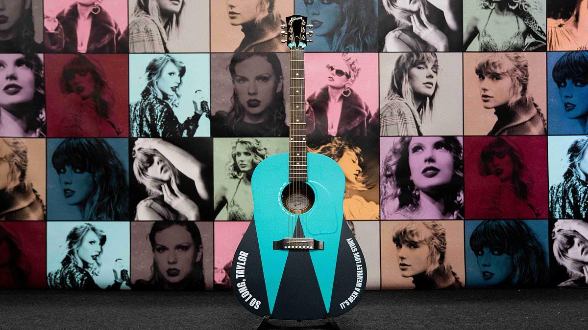 Wembley Stadium Gifts Taylor Swift Personalized Guitar