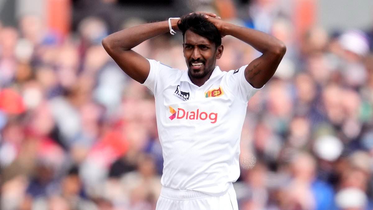 Sri Lanka Struggles in Test Against England