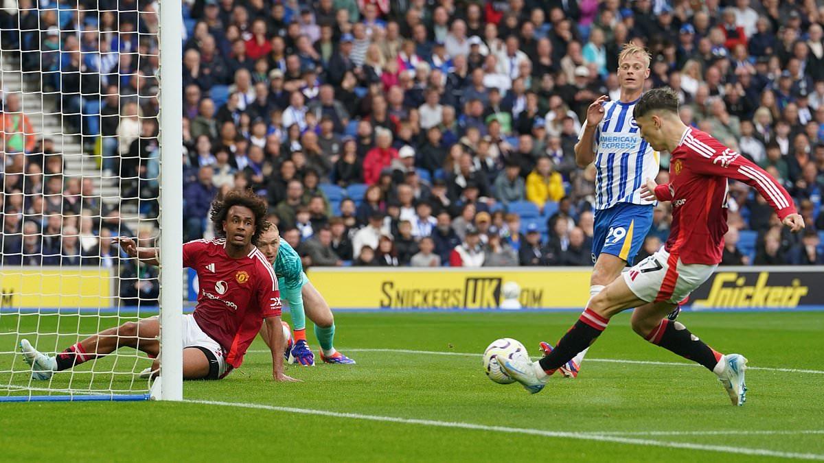 Brighton Defeats Manchester United 2-1 in Stoppage Time