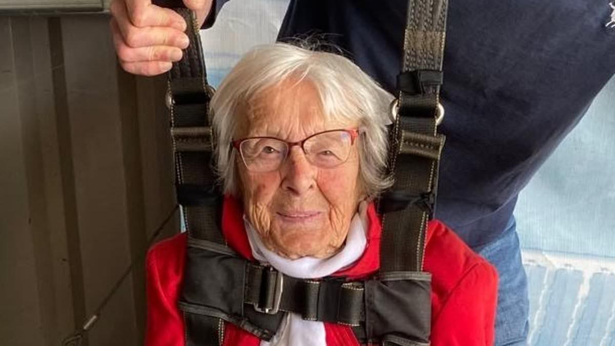 102-Year-Old Becomes UK's Oldest Skydiver