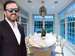 Inside Ricky Gervais' mansion