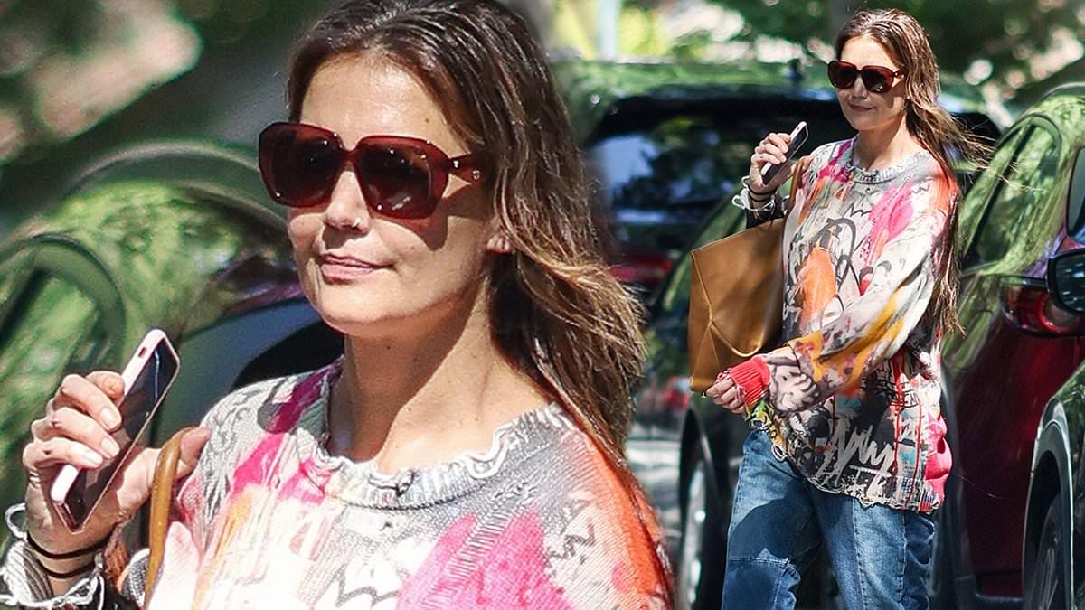 Katie Holmes Updates Fall Fashion in NYC