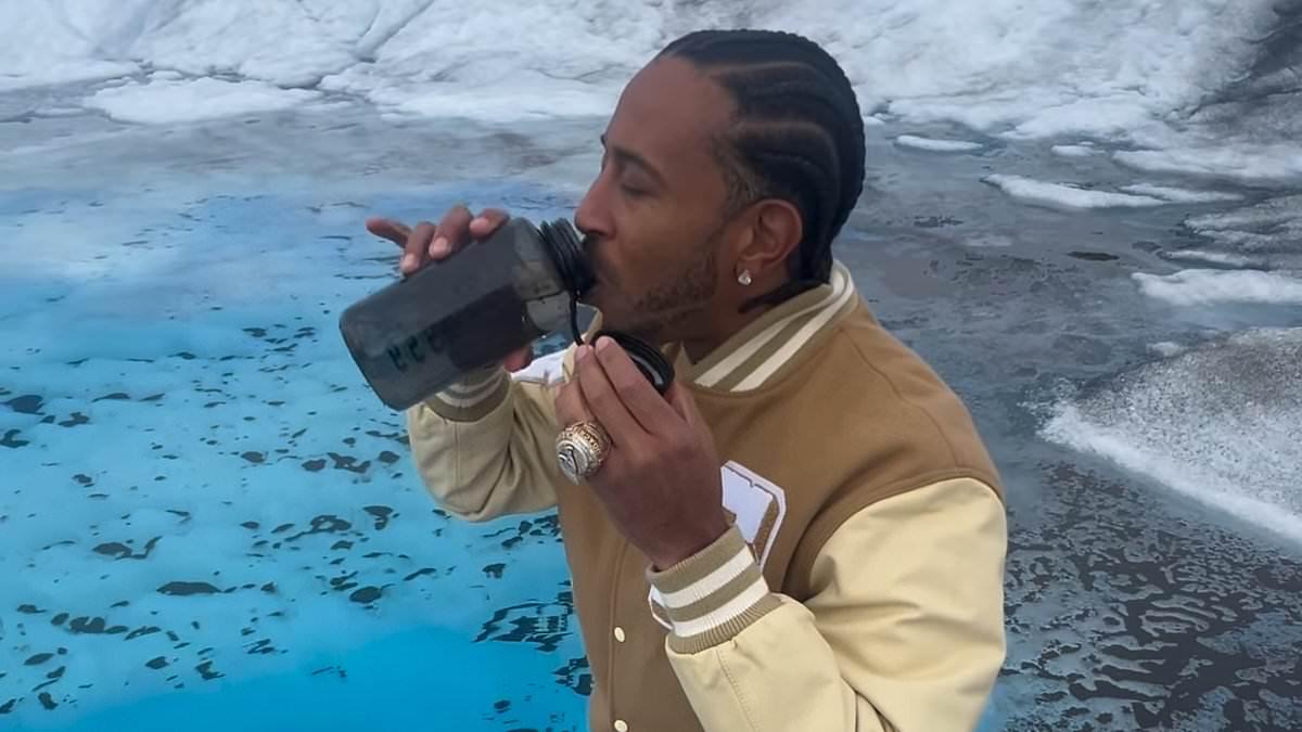 Ludacris Sparks Concern Drinking Glacier Water