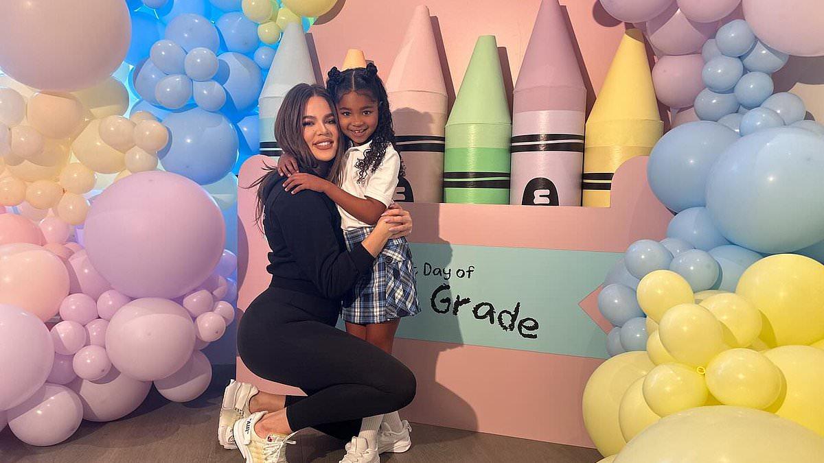 True Thompson Starts First Grade, Khloé Kardashian Reflects