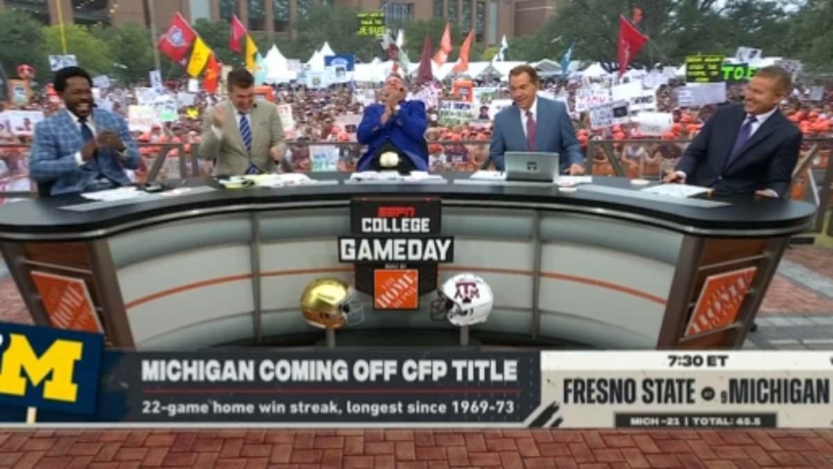 Nick Saban's Candid Remarks on College GameDay