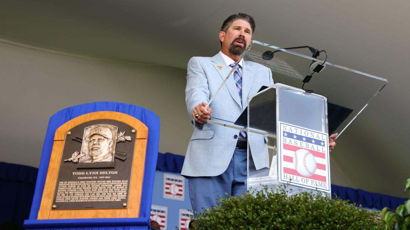 Todd Helton Honored at Coors Field Ceremony