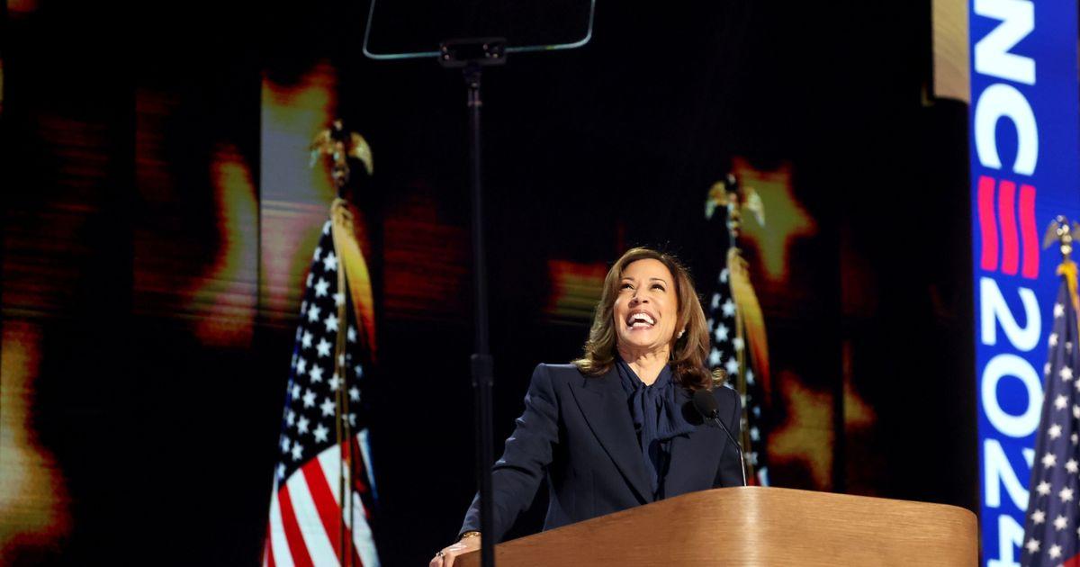 Kamala Harris Delivers Speech at DNC in Chicago