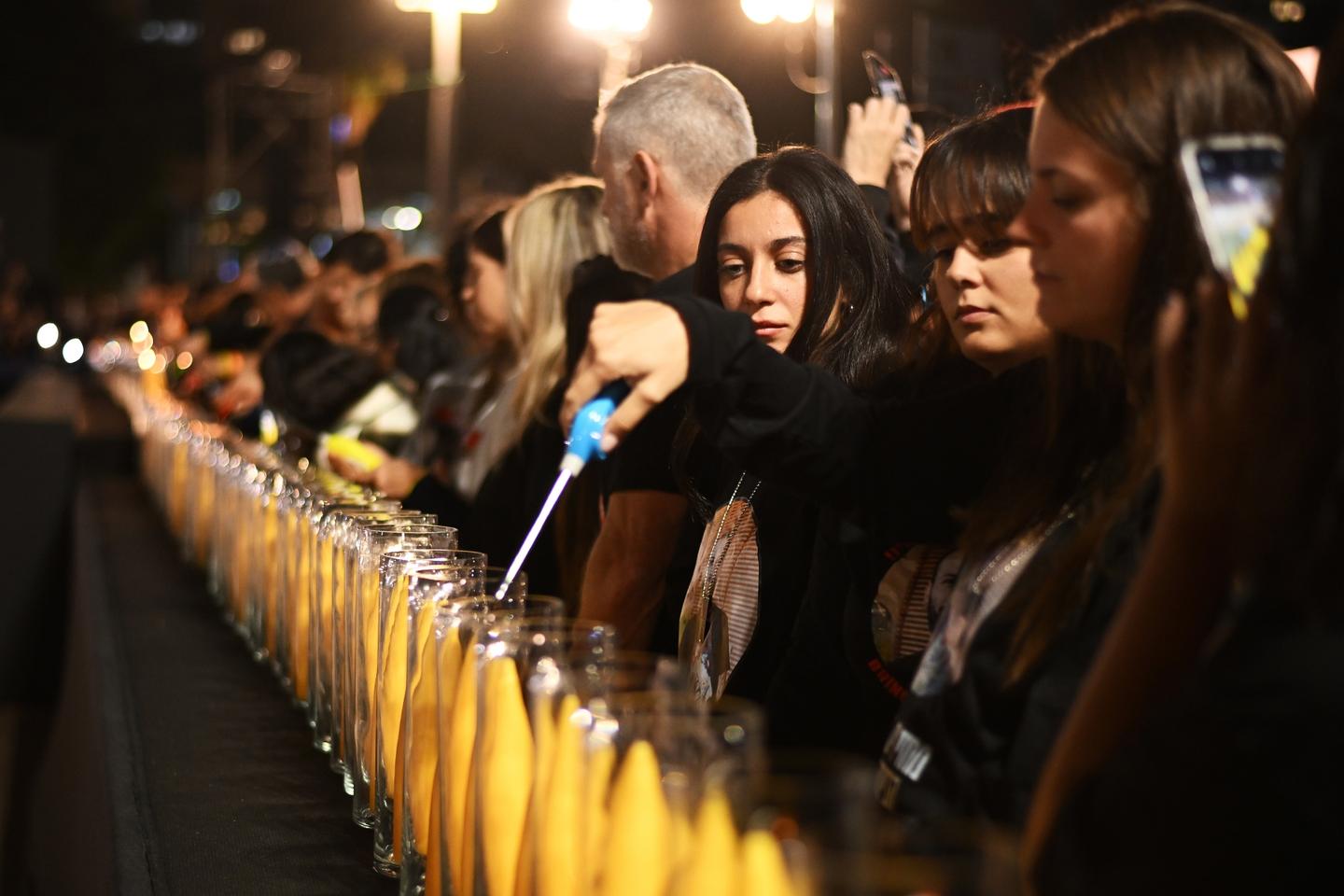 Candlelight Vigil Held for Israeli Hostages in Newton