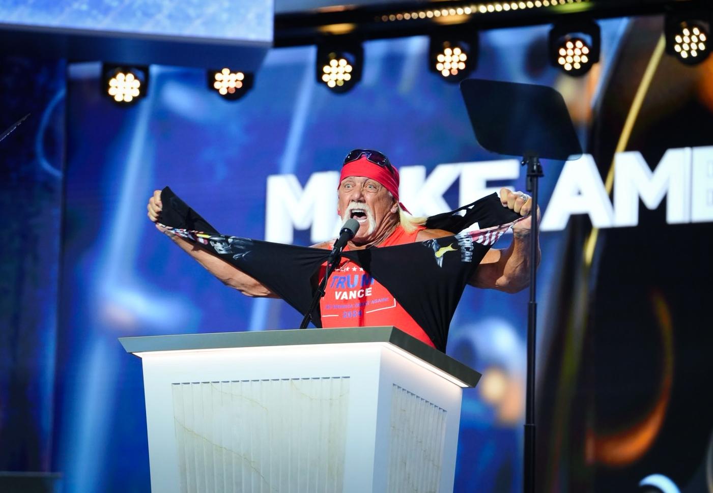 Hulk Hogan Backs Trump at RNC Post-Attempt