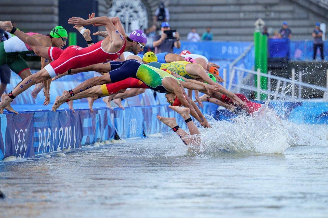 Olympic marathon in Seine