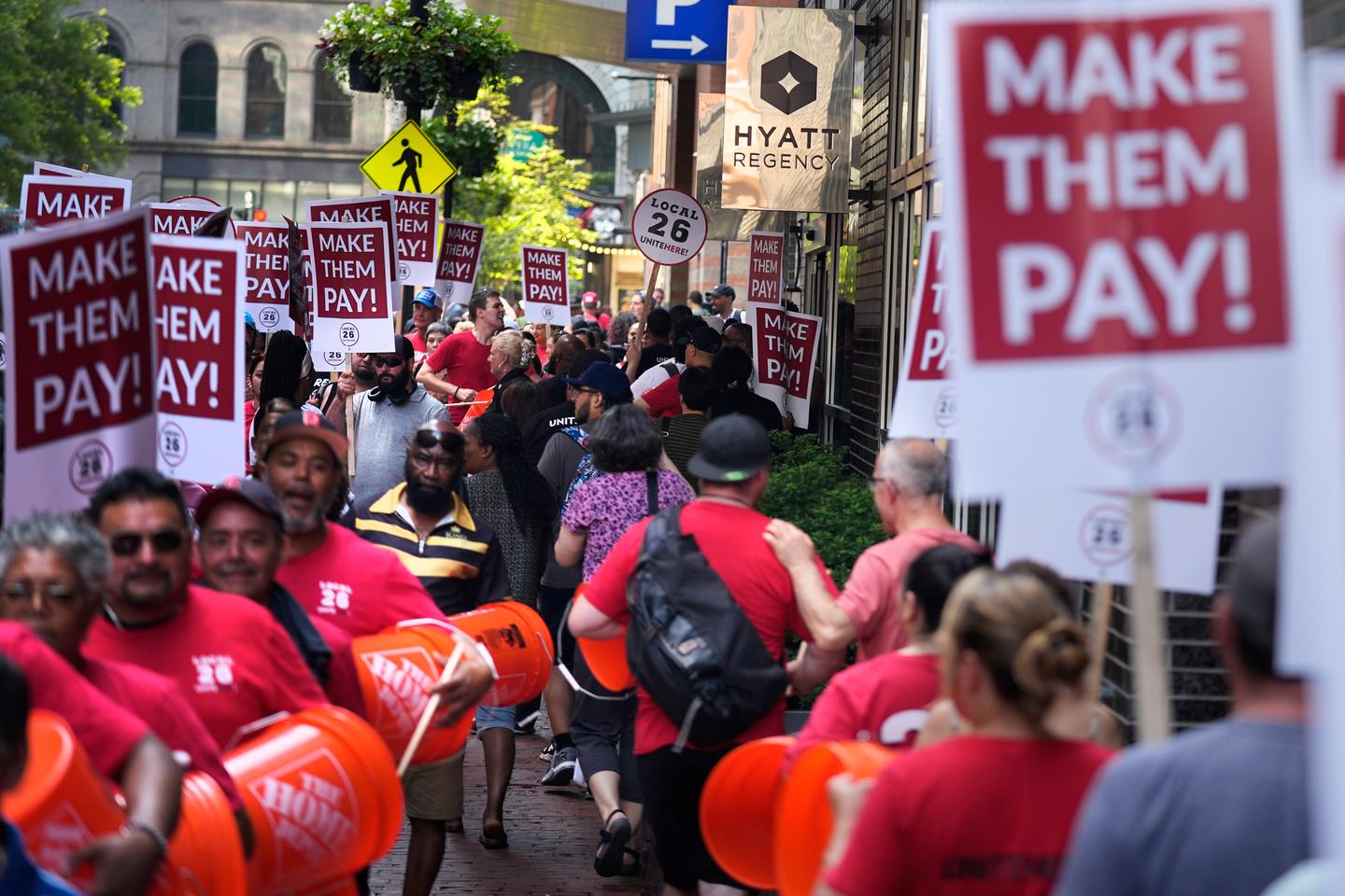 Hotel Workers Strike for Better Conditions