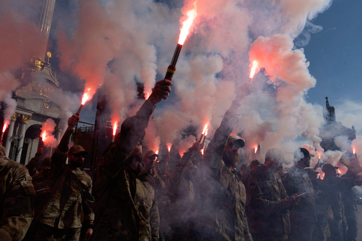 Ukrainians Commemorate Olenivka Prison Explosion