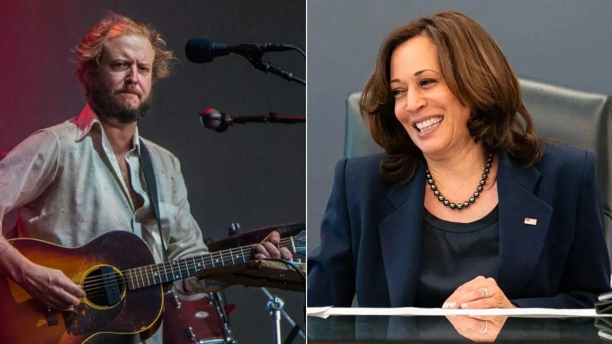 Kamala Harris and Bon Iver