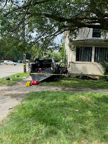 Pickup Truck Crashes into Lansing Home