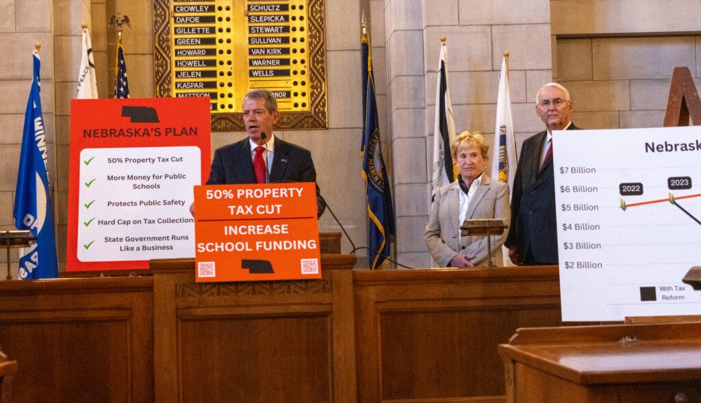 Nebraska Gov. Jim Pillen Unveils 50% Property Tax Cut Plan