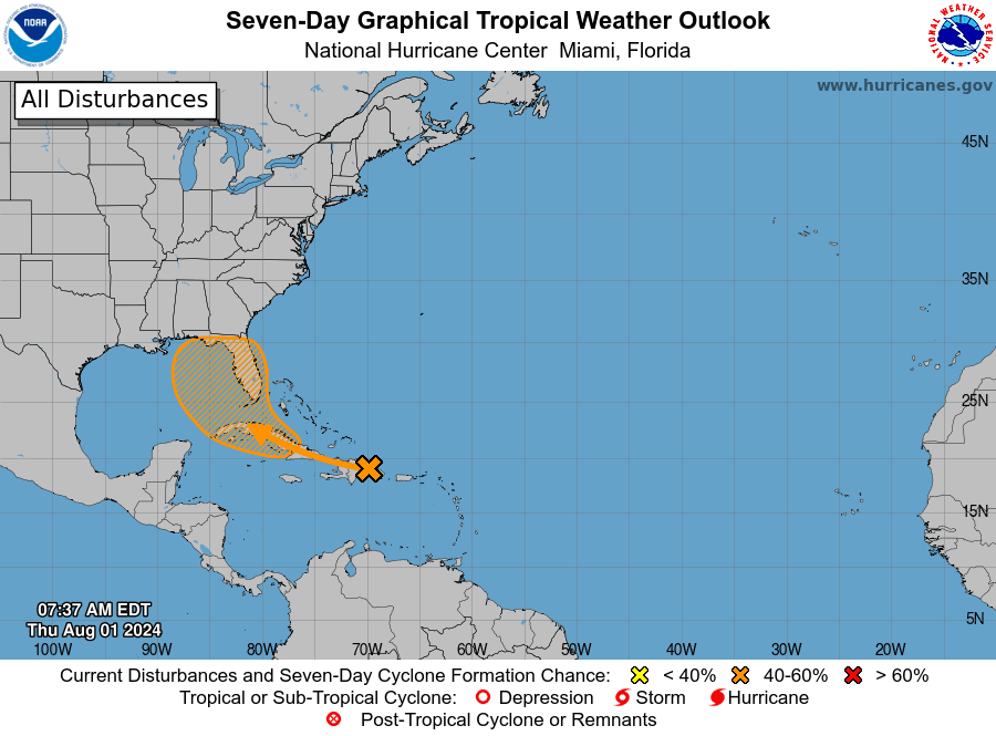 Tropical Storm Debby Impacts Southeast Coast