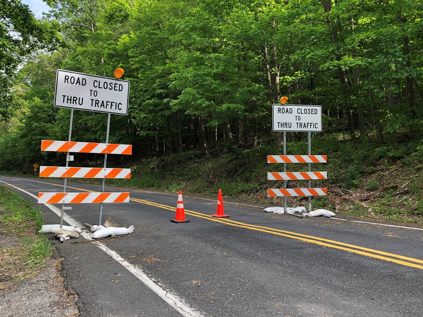 Route 611 in Delaware Water Gap Temporarily Reopens