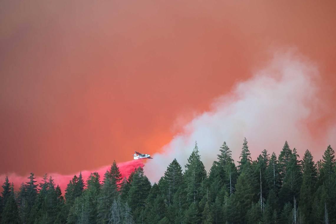 California Deploys C-130 Airtanker for Wildfires