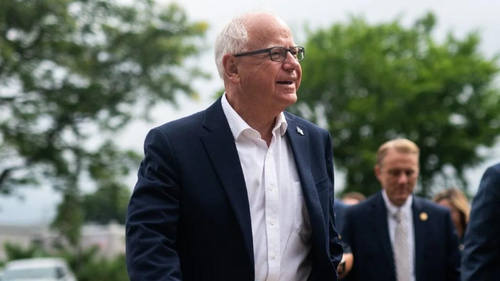 Tim Walz and Kamala Harris