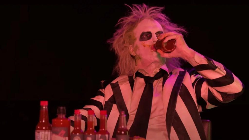 Michael Keaton Promotes Beetlejuice Sequel with Parody