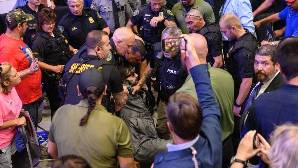 Man Tasered at Trump Rally in Pennsylvania