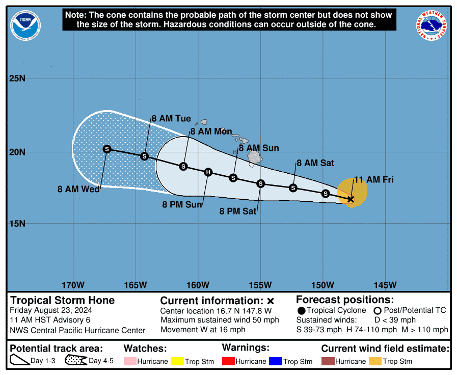 Hawaii Prepares for Hurricane Gilma and Storms