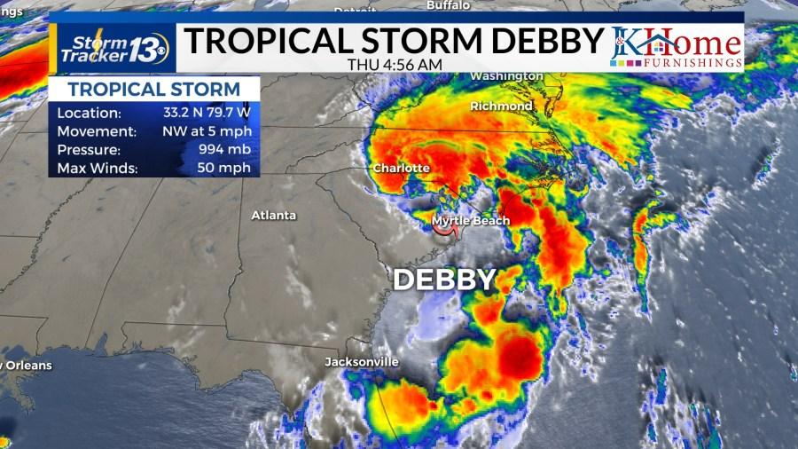 Tropical Storm Debby Causes Northeast Flooding, Damage