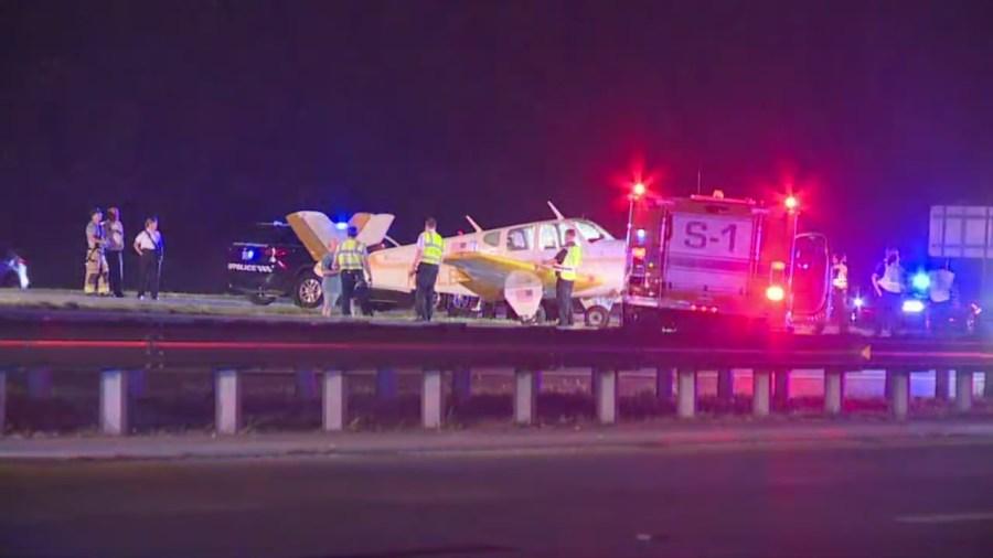 Small Plane Makes Emergency Landing on I-840