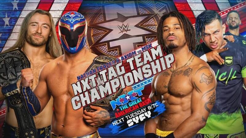 WWE NXT Great American Bash Features Title Matches