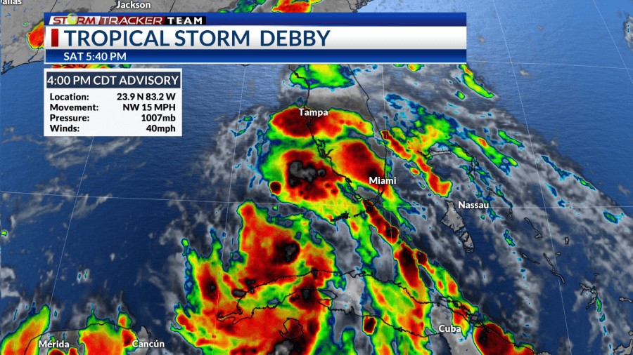 Tropical Storm Debby Disrupts Carolinas and Georgia