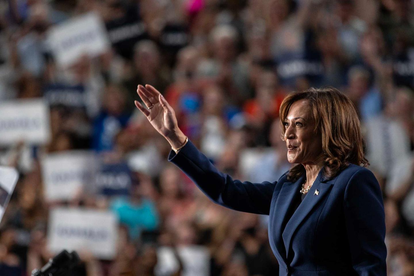 Kamala Harris Campaigns on Freedom Theme