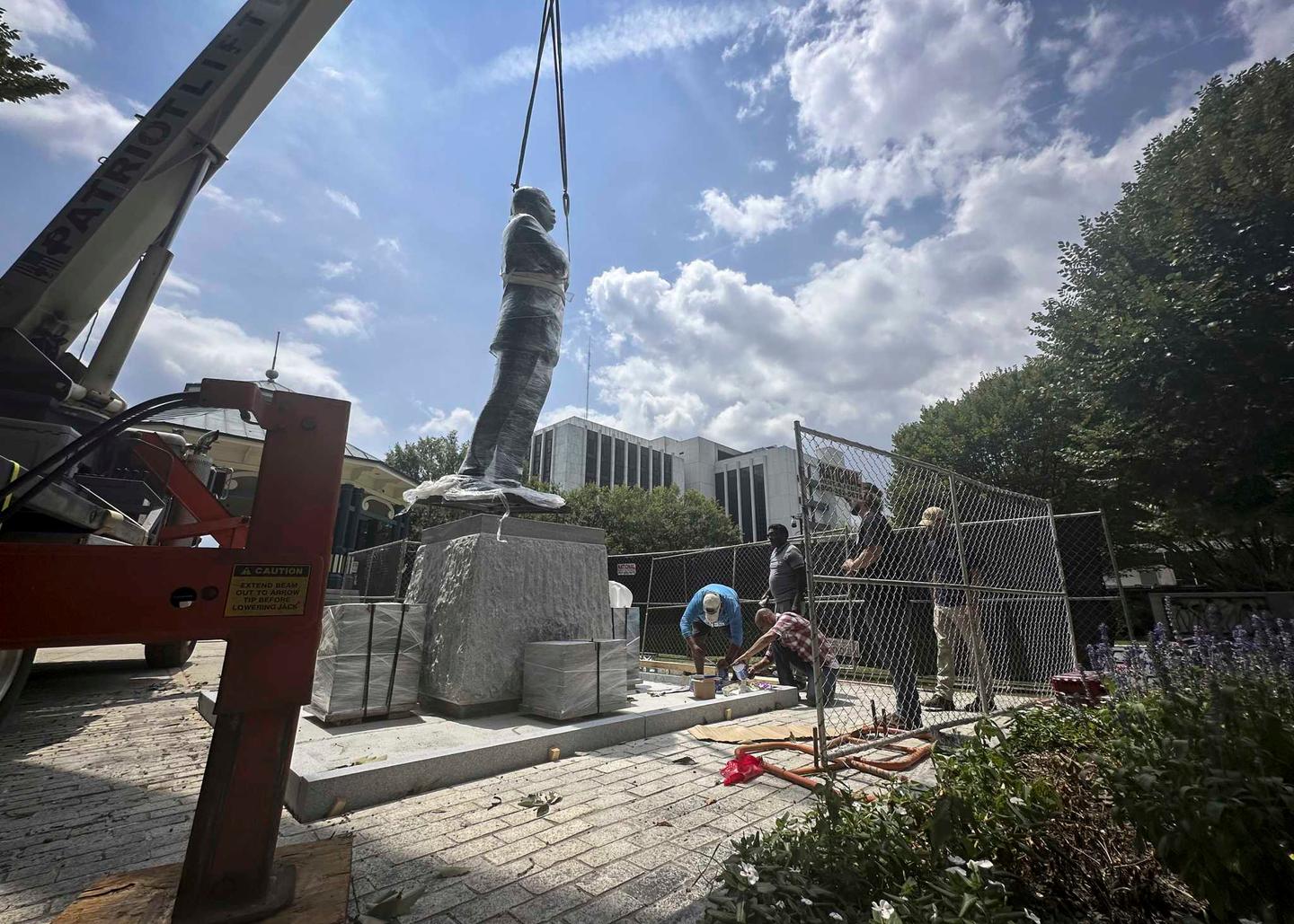 John Lewis Statue Replaces Confederate Monument in Georgia