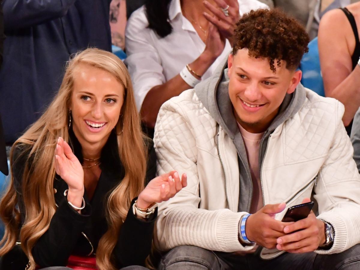 Brittany and Patrick Mahomes