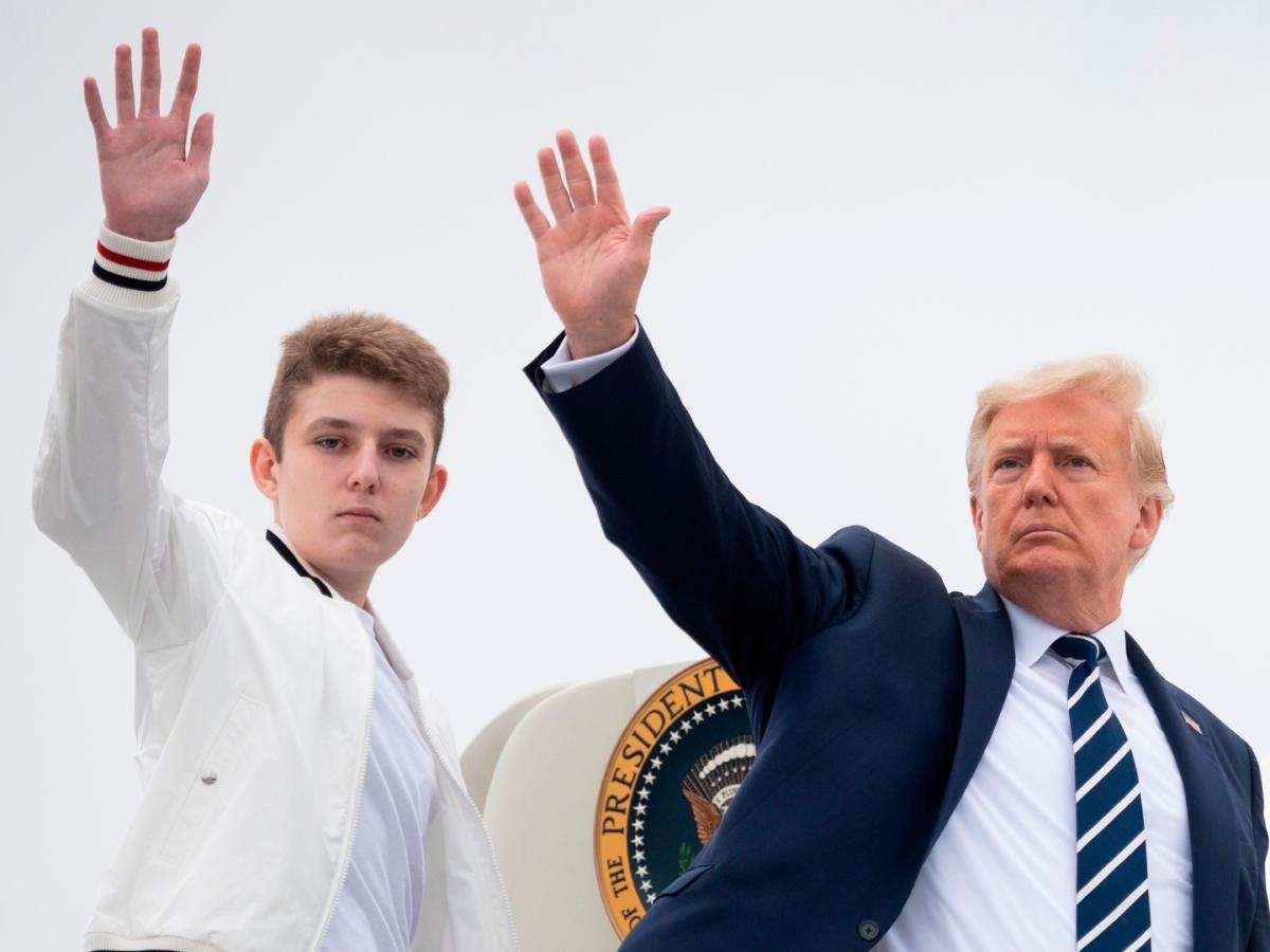 Trump Enlists Barron to Attract Gen Z Voters